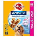 Pedigree Dentastix, Dog Dental Treat, Large Dog, 56 sticks