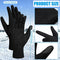 3 Pcs Winter Gloves Black Cold Weather Anti Slip Glove Liners Touchscreen Thermal Glove Warmers for Men Women Gifts Cycling Biking Sporting Driving