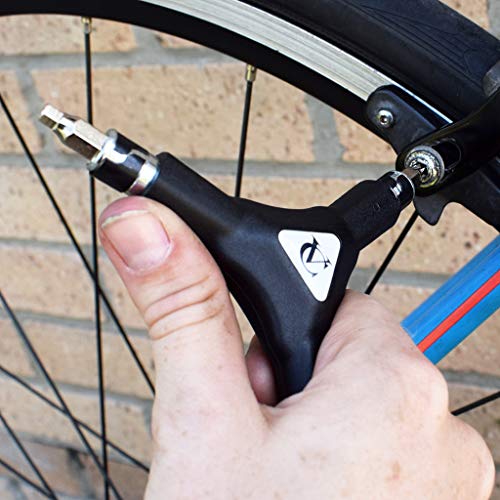 VeloChampion 6-in-1 Y-Wrench Bike Maintenance Tool. Ideal for Home Mechanics. Made from Hardwearing Steel & Ideal for Additional Leverage