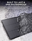 【IP68 Waterproof】BigBlue 200W Portable ETFE Solar Panels with MC4 Connector, 52.8V SolarPowa 200 Solar Charger with Kickstands for Camping, RV; Fast Charge Cellpowa 2500 and Other Brand Power Station
