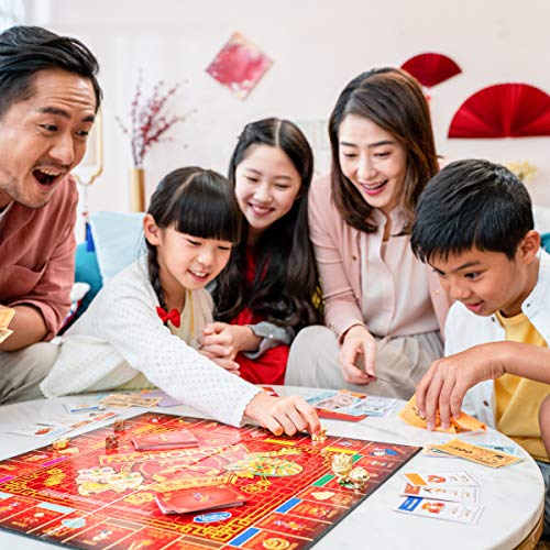 Monopoly - Lunar New Year Edition Board Game - Includes Chinese New Year Red Envelopes - 2-6 Players - Family Board Games and Toys for Kids - Boys and Girls - F1697 - Ages 8