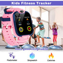 Kids Smart Watch for Boys Girls-Kids Phone Smartwatch with Calls 14 Games S0S Camera Video Music Player Clock Calculator Flashlight Touch Screen Children Smart Watch Gifts for Kids Age 4-12 (Pink)