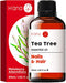 H'ana Pure Australian Tea Tree Oil for Skin, Hair, Face & Toenails (30ml) - 100% Therapeutic Natural Melaleuca Tea Tree Essential Oil for Piercings, Scalp & Hair Growth