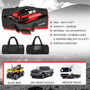 X-Bull Recovery Tow Strap Kinetic Rope 1" x 30Ft/9M with 2 Soft Shackles 15T/33000LBS Strength for Heavy Duty Winch 4x4 4WD Automotive Vehicle Stuck in Sand Mud Snow