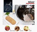 EuroChef 20L Planetary Food Mixer Commercial Stand Vertical Food Dough Mixer Machine, Floor Model