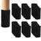24 PCS Furniture Leg Socks Black Knitted Furniture Socks - Chair Leg Floor Protectors for Avoid Scratches, High Elastic Furniture Pads Set for Moving Easily and Reduce Noise