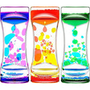 3 Pack Liquid Timer - Sensory Toy for Relaxation, Liquid Motion Bubbler Timer Fidget Toy, Incredibly Effective Calming Stress Relief Hourglass Toy for Kids & Adults, Autism & ADHD