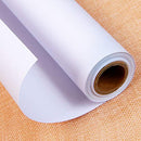 TOYANDONA 9m White Kraft Paper Roll Recycled Paper Arts and Crafts Paper Roll Drawing Paper Roll Bulletin Board Paper Poster Paper Drawing Paper for Kids Students School