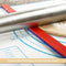GWHOLE 6 PCS Silicone Measuring Dough Strip Rolling Strip Rolling Pin Guide Dough Guides Measuring Dough Thickness Strips, 3 Sizes - 15 inch Length