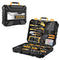 DEKOPRO 198 Piece Home Repair Tool Kit, Wrench Plastic Toolbox with General Household Hand Tool Set