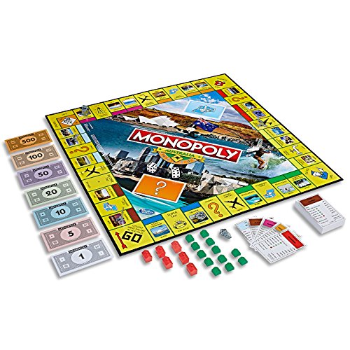 Monopoly - Australia Edition Game - 2 To 6 Players - Family Board Games And Toys For Kids, Boys Girls - Ages 8+