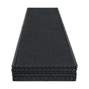 10 Pcs Bee Foundation Sheets Foundation Heavy Bee Waxed Coated Black Plastic 10 Sheets Pack Nest Frame Beekeeping Supplies