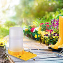 Mikimiqi 2 Pack Beehive Beekeeping Water Dispenser Bee Drinking Beekeeping Equipment Honey Beehive Entrance Feeder Nest Beekeeper Tools (White and Yellow)