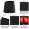 Lixada Men's Cycling Underwear Shorts 3D Padded MTB Bicycle Bike Underwear Shorts Breathable Quick Dry Shorts, Black+red, Medium