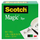 Scotch 810 MAGIC TAPE 19MM X 33M BOXED