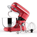 ADVWIN Stand Mixer, 1100W 5.5L Kitchen Food Mixer, 6 Speed with Tilt Head Pulse Electric Mixer, Home Stand Mixer for Housewives, Can Make Dough& Mix Food& Whip Egg Whites/Cream/Butter Chef Machine