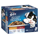 FELIX Adult As Good As It Looks Doubly Delicious Meat Wet Cat Food 60x85g