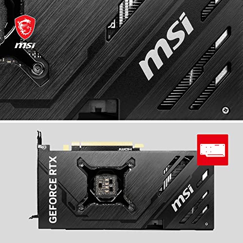 MSI GeForce RTX 4070 Ventus 2X 12G OC Graphics Card - RTX 4070 GPU, 12GB GDDR6X (21Gbps/192-bit), PCIe 4.0-2 x TORX Fan 4.0 - HDMI 2.1a, DisplayPort 1.4a