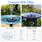 AISITIN 3.5W DIY Solar Fountain Pump for Water Feature Outdoor Solar Bird Bath Fountain with Multiple Nozzles for Garden, Ponds, Fish Tank and Aquarium