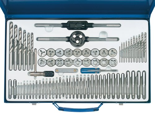 Draper 79205 75-Piece Metric and BSP Combination Tap and Die Set