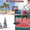Outspurge Portable Basketball Hoop Outdoor & Indoor, Height Adjustable 4.7-8.3ft Basketball Goal, Basketball Hoops with Basketball Backboard for Kids & Teens, Adults…