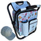 Our Stunning TealBlue Fun Backpack Cooler Chair Kit. Stylish Ultra-Light, Thermal, Insulated Bag & Seat for Camping, Fishing, and Beach Trips. Perfect Men Women and Girls Outdoor Adventures.