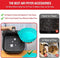 Silicone Air Fryer Liners, 2 Pcs Reusable Air Fryer Silicone Baking Tray, Air Fryer Silicone Pot Round Air Fryers Accessories Oven Accessories, Replacement of Parchment Liner Paper