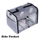 Bird Carrier with Stand Perch, Breathable Bird Travel Cage Parrot Carrier for Hiking, Airline Approved