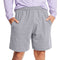 Hanes Men's Jersey Short with Pockets, Light Steel, Small