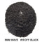 Full Poly African American Human Hair Systems 10''X8'' Cuttable All Injected PU Skin Hairpiece Replacement Afro Curl Toupee For Black Men From US PU Afro (8mm Afro wave, #1B Off Black)