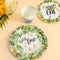 FVABO Wild One Birthday Decorations - Jungle Theme Party Supplies Tableware Includes Plates, Cup, Napkin, Balloon, Backdrop, Tablecloth, Straw, Cutlery, Banner, Safari Theme 1st Birthday Decorations
