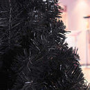 Ariv Black Christmas Tree 1.2M/3.94ft Color Xmas Tree 90 PVC Tips Metal Stand Frame Deco Family Store Hotel Home Party Holiday Decoration Ornaments