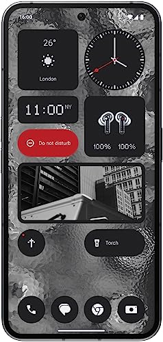 Nothing Phone (2) - 12 GB RAM + 256GB, Glyph Interface, Nothing OS 2.0, 50 MP Dual Camera, 6.7” LTPO AMOLED Display, 4700 mAh Battery, Water Resistant, 5G Unlocked Android Smartphone, Dark Gray