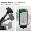 SPIGEN OneTap Pro (MagFit) Designed for Magsafe Magnetic Fast Wireless Car Charger Car Mount Window & Dashboard Compatible with iPhone 15/14/13/12 Series - Black