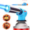 Zumist Butane Torch, Butane Blow Torch Kitchen Gas Burner, Ignition Camping Welding BBQ Flame Heat Gun Soldering for Crafts Cooking BBQ Baking (Butane Fuel Not Included)