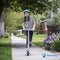 Hoverfly GKS Electric Scooter for Kid Ages 6-12, Max 6.5km and 12km/h by 150w Motor, 6" Solid Rubber Wheels and UL2272 Certified Approved, Lightweight Aluminum Frame Electric Scooter for Kid Black