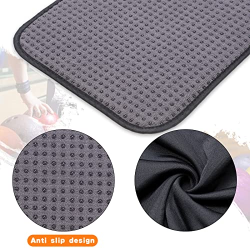Zhanmai Bowling Ball Polisher and 2 Pieces Shammy Bowling Towel 10 x 8 Inches, Bowling Ball Cleaner See Saw Bowling Towel Black Microfiber Bowling Polisher Easy Grip Bowling Rag Bowling Accessories