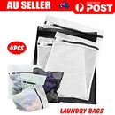 Set Of 4 Mesh Washing Bag Pack Laundry Bags Lingerie Delicate clothes Wash Bags