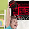 AND1 Mini Basketball Hoop: 18”x12” Pre-Assembled Portable Over The Door with Flex Rim, Includes Two Deflated 5” Mini Basketball with Pump, for Indoor, Red/Black