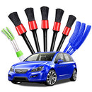 10 Pcs Car Cleaning Brush Kit, AIFUDA Detail Brush (Set of 5), Wire Brush, Blinds Brush and Air Vent Brush, for Auto Detailing Cleaning Car Motorcycle Interior, Exterior,Leather, Air Vents