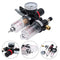 1/4" BSP Air Filter Regulator Compressor Air Filter Moisture Water Trap Pneumatic Tools Oil Lubricator-Type2