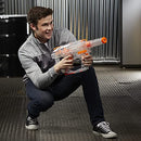 NERF Modulus Ghost Ops Evader Motorized Blaster - Light-Up See-Through Blaster and Barrel Extension, Includes 12 Official Nerf Elite Darts (Amazon Exclusive), Multicolored