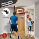 SOEVIEE Large Basketball Hoop for Kids & Adult Indoor Basketball Hoops on Door & Wall 23 X 16 Inch Board with 3 Balls & 2 Nylon Nets Over The Door Basketball Hoops Perfect Family Game Gifts