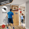 SOEVIEE Large Basketball Hoop for Kids & Adult Indoor Basketball Hoops on Door & Wall 23 X 16 Inch Board with 3 Balls & 2 Nylon Nets Over The Door Basketball Hoops Perfect Family Game Gifts