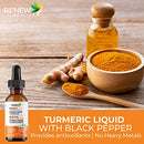 Renew Actives Turmeric Liquid Extract with Ginger & Lemon Oil