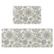 Boho Kitchen Rugs Set of 2 Kitchen Mat Non Slip Classic Comfort Chef Waterproof Rubber Carpet Kitchen Floor Mats Oil Proof Doormat Runner Bathroom Area Rugs with Anti Curling Rug Gripper (Bohemia)