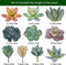 20 Pcs Artificial Succulent Plants Artificial Mini Fake Plant for Lotus Landscape Decorative Garden Arrangement Decor