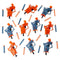 NERF Elite - Ace SD-1 Party Pack - 10 Blasters and 20 Official Nerf Elite Darts - 2 Colours to Create Teams - Amazon Exclusive - Outdoor Games and Toys for Kids - Boys and Girls - F2826 - Ages 8+