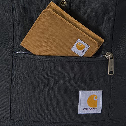 Carhartt Convertible, Durable Tote Bag with Adjustable Backpack Straps and Laptop Sleeve, Black, One Size