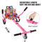 LJX Hoverboard Seat Attachment, Go Kart, Hoverboard Accessories for 6.5” 8” 10” Two Wheel Self Balancing Scooter, Suitable for Kids & Adults(Pink)